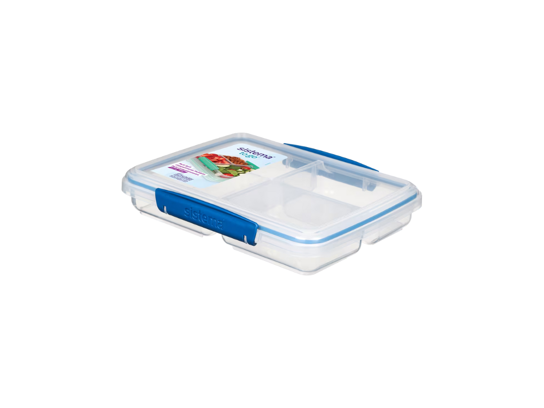 Sistema 820ml Multi Split TO GO™ – 3-Compartment Lunch Box | Qatar Sistema 820ml Multi Split TO GO™ – 3-Compartment Lunch Box | Qatar